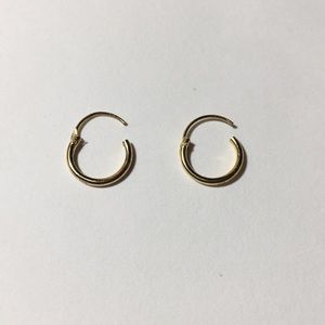 Endless Hoop earrings, 10 mm